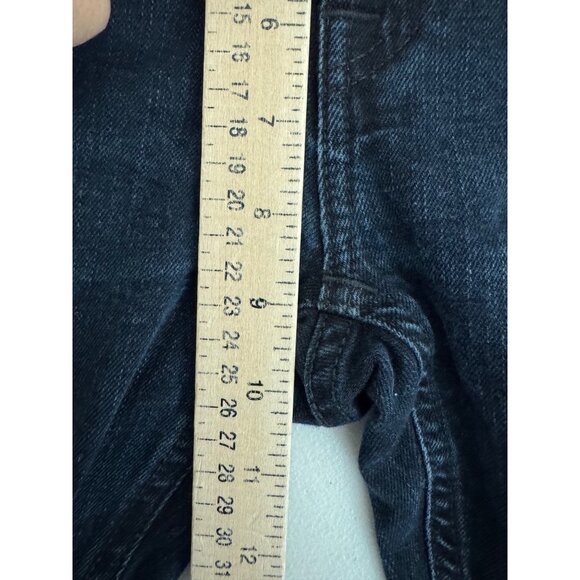 Nudie Jeans Skinny Lin black black slim Y2K 90s sz 33x28 - Picture 6 of 9